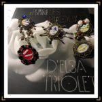 collection de broches baroques bronze originales uniques