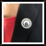 Zoculaires broche veste noire