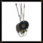 Zincas sautoir acierinox dore pend