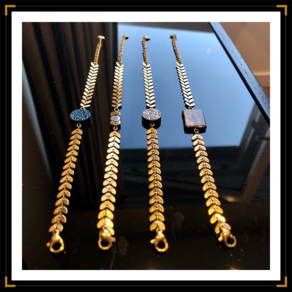 Bracelet Zauthentiques dore collection