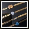 Bracelet Zauthentiques dore grosplan
