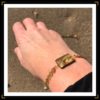 Bracelet Zauthentiques dore nacre sable