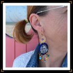 BO frida bleu doré breloques couleurs