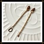 crochets acier inox dore